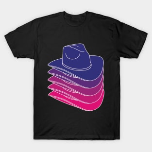 Purple to Pink Cowboy Hats T-Shirt